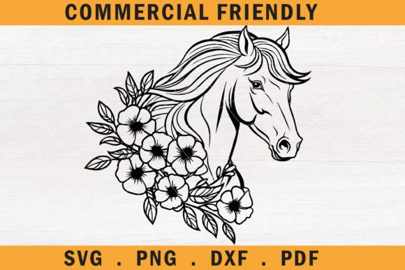 Download Horse SVG, Floral Horse Cricut SVG, Mare - Premium Resources