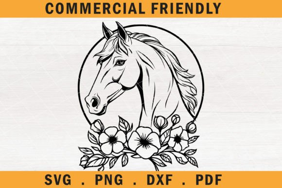 Download Horse SVG, Floral Horse Cricut SVG, Mare - Premium Resources