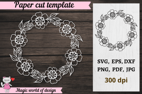 Download Leaf Flower and Wreath Cricut SVG - Premium Bundle